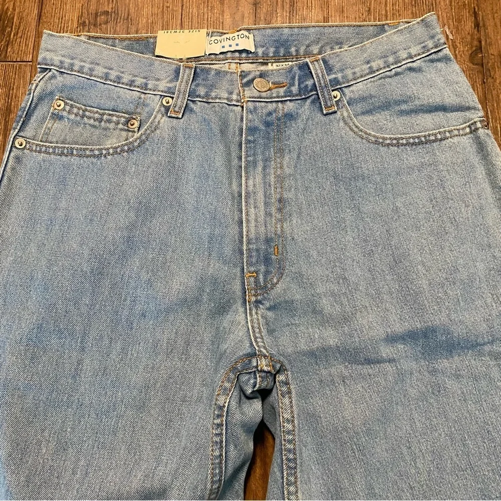 Covington 32x34 Classic Blue Denim Jeans nwt